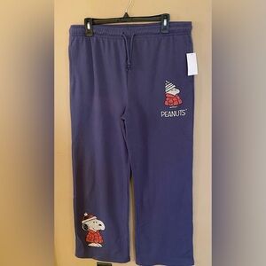 Peanuts Snoopy and Woodstock Graphic Sweatpants